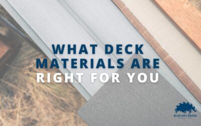 What Deck Materials Are Right For You?