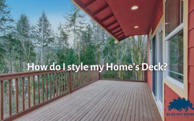 How do I Style my Home’s Deck?