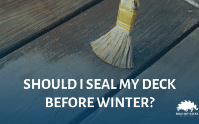 Should I Seal My Deck Before Winter?