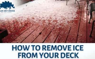 How to Remove Ice from Your Deck